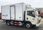 HOWO 4x2 Refrigerated Box Truck Fiberglass Inner , 3 Tons Refrigerator Freezer Truck supplier