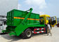 Homan Swept Body Refuse Collection Swing Arm Garbage Truck , Skip Loader Garbage Truck supplier