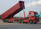 Tri-Axle Dump Truck Trailer 40 Tons- 60 Tons 35M3 End Tipper Semi Trailer For Mineral supplier
