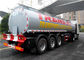 Stainless Steel 30 Tons Fuel Tank Trailer Tri-Axle 35000L 35M3 Fuel Oil Transport Tank Semi trailer supplier
