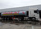 Stainless Steel 30 Tons Fuel Tank Trailer Tri-Axle 35000L 35M3 Fuel Oil Transport Tank Semi trailer supplier