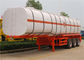 3 axle 25M3 - 35M3 Asphalt Tanker Bitumen Tank Trailer / Asphalt Bitumen Tank / Bitumen Tank Semitrailer supplier