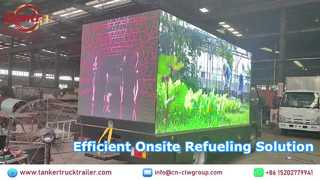 High Quality Mobile LED Billboard Truck | 3-Sided Digital Advertising Truck 