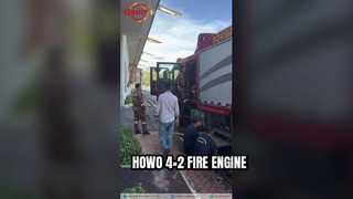 Camion de pompiers à mousse d'eau SINOTRUCK HOWO 4x2 | Véhicule professionnel de lutte contre l'incendie pour les secours d'urgence