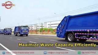 Multiple HOWO 12CBM Garbage Compression Trucks Ready for Shipment | Waste Management Vehicles