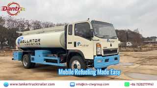 HOWO 4X2 Fuel Tank Truck | 10CBM Diesel & Petrol Delivery Truck Manufacturer