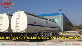 14 Fuel Tank Semi Trailers Ready for Nigeria | Dantra Vehicle Export Project