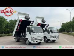 مینی دامپ تراک 3 تن ایسوزو به سنت مارتین صادر شد | کامیون تخلیه کننده ساختمانی فشرده